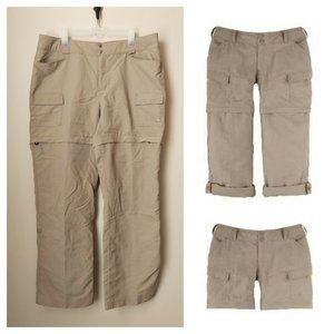 The North Face Paramount 3 Way Convertible Pants- Khaki Beige